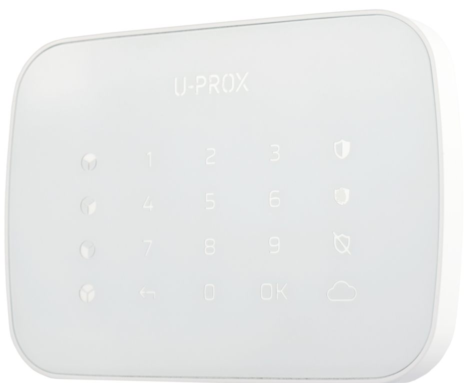 Беспроводная сенсорная клавиатура U-Prox Keypad G4 White характеристики - фотография 7