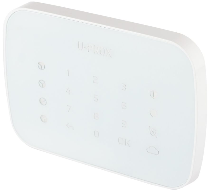 Беспроводная сенсорная клавиатура U-Prox Keypad G4 White обзор - фото 8