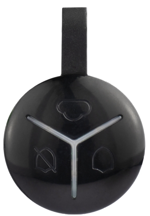 Брелок керування режимами охорони U-Prox Keyfob Black
