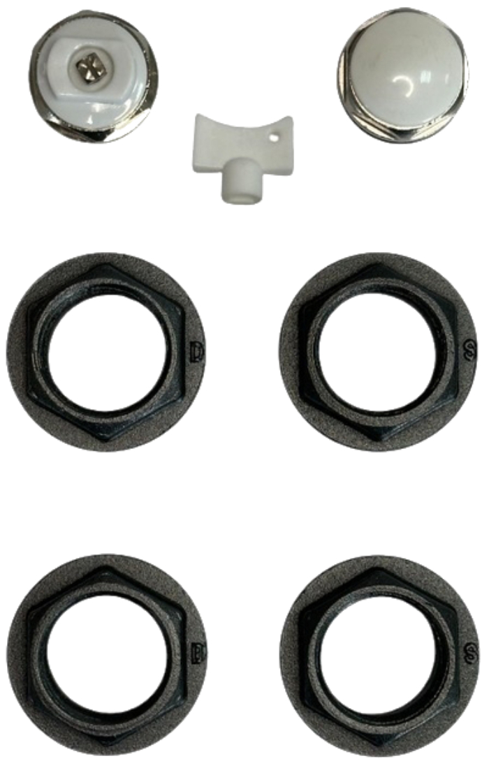 Характеристики комплект футорок ASG-Plast 3/4" (graphite)