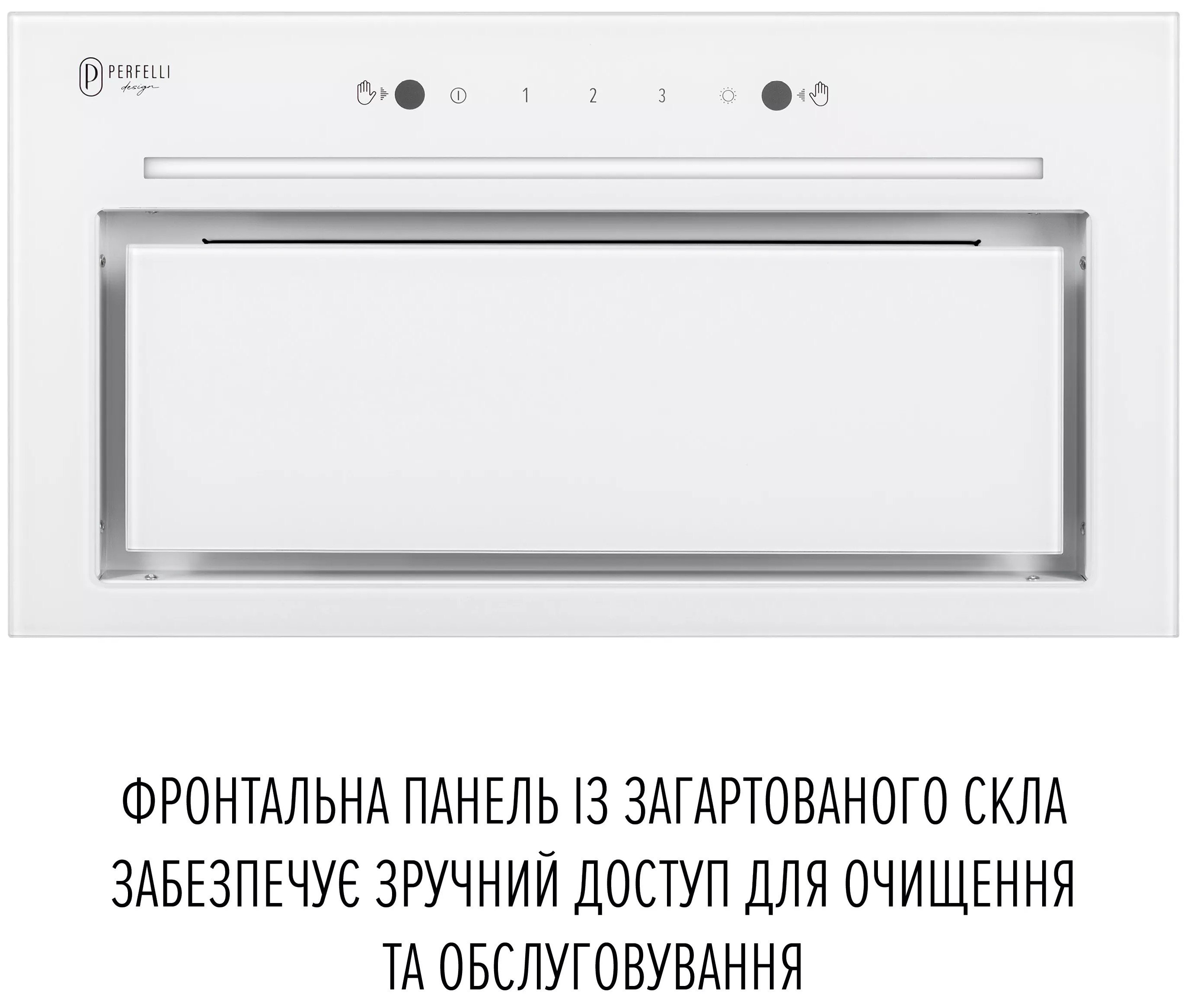 Кухонная вытяжка Perfelli Filini 5 Bianco цена 13124 грн - фотография 2