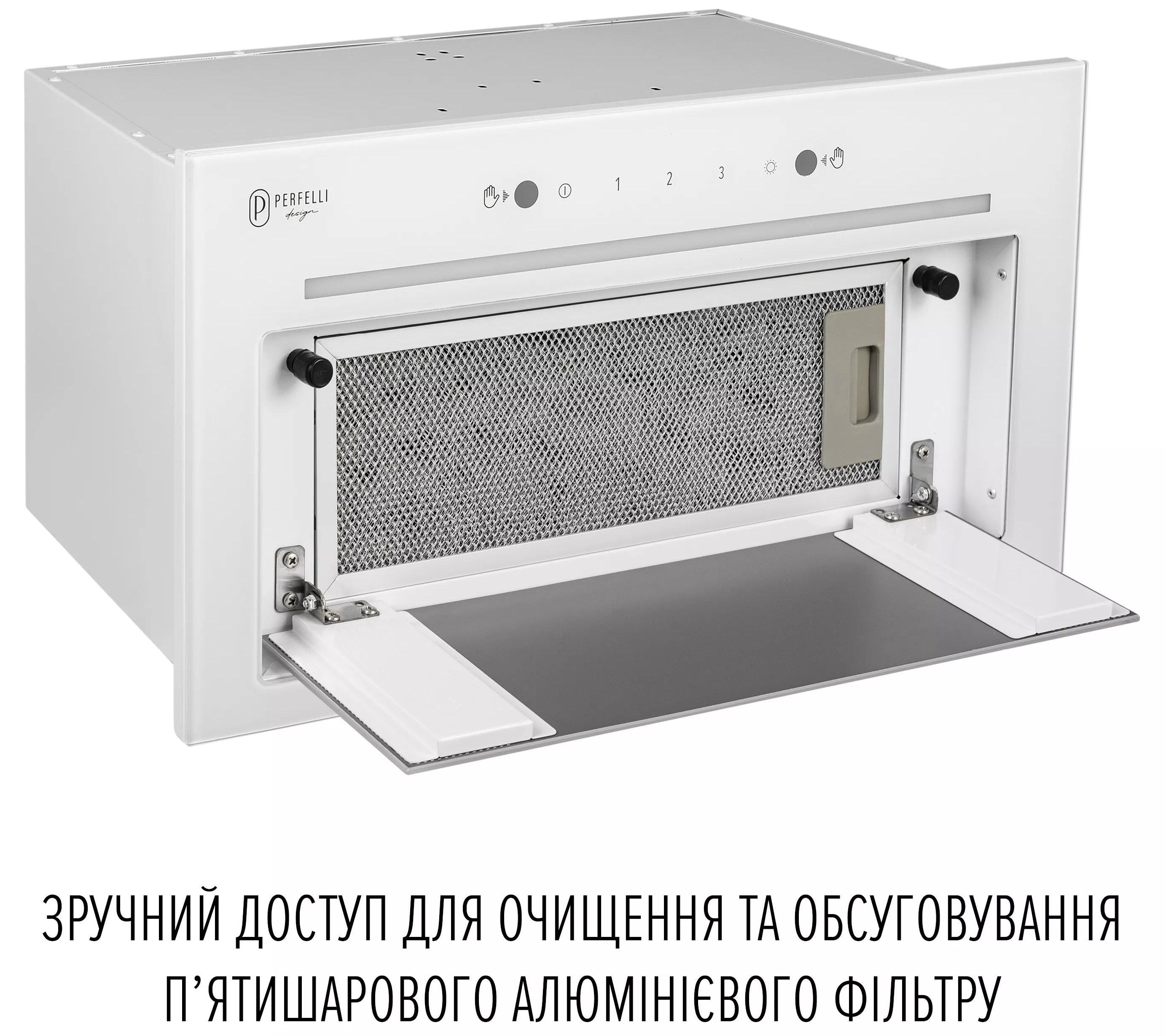 Кухонная вытяжка Perfelli Filini 5 Bianco характеристики - фотография 7