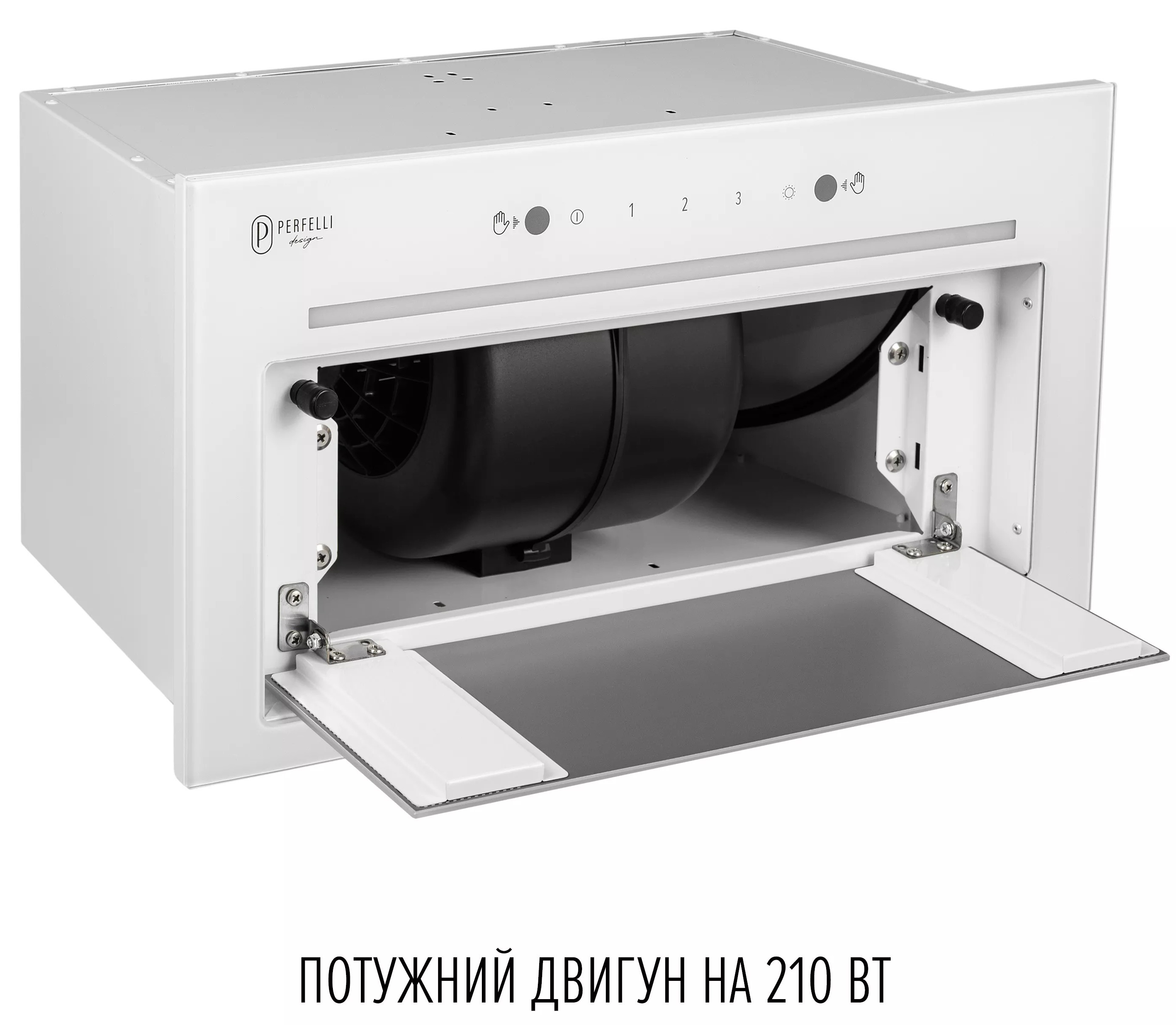 Кухонная вытяжка Perfelli Filini 5 Bianco обзор - фото 8