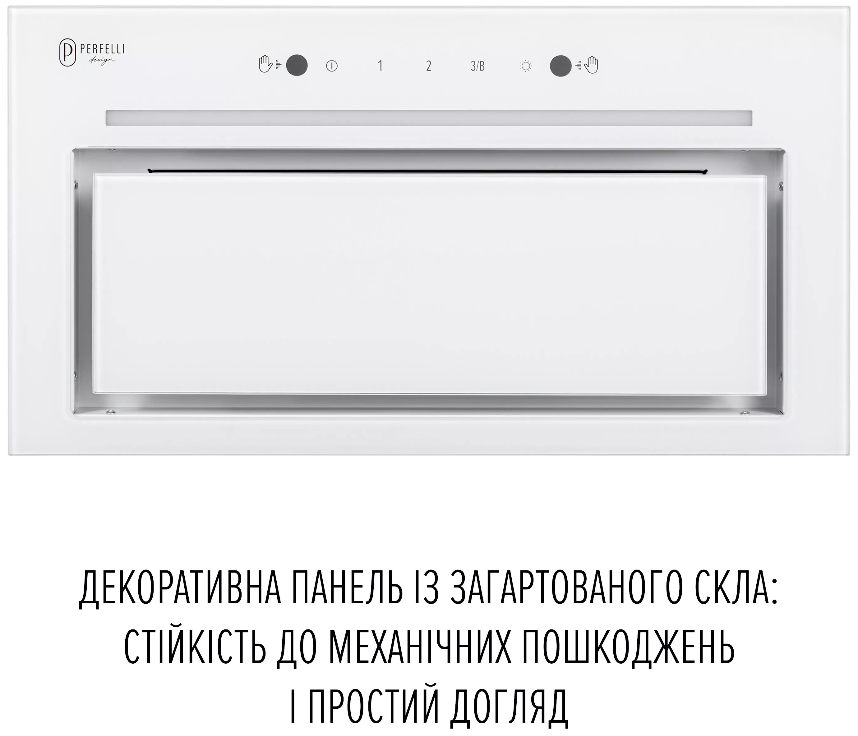Кухонная вытяжка Perfelli Filini 5 Bianco Silenzio цена 17061 грн - фотография 2