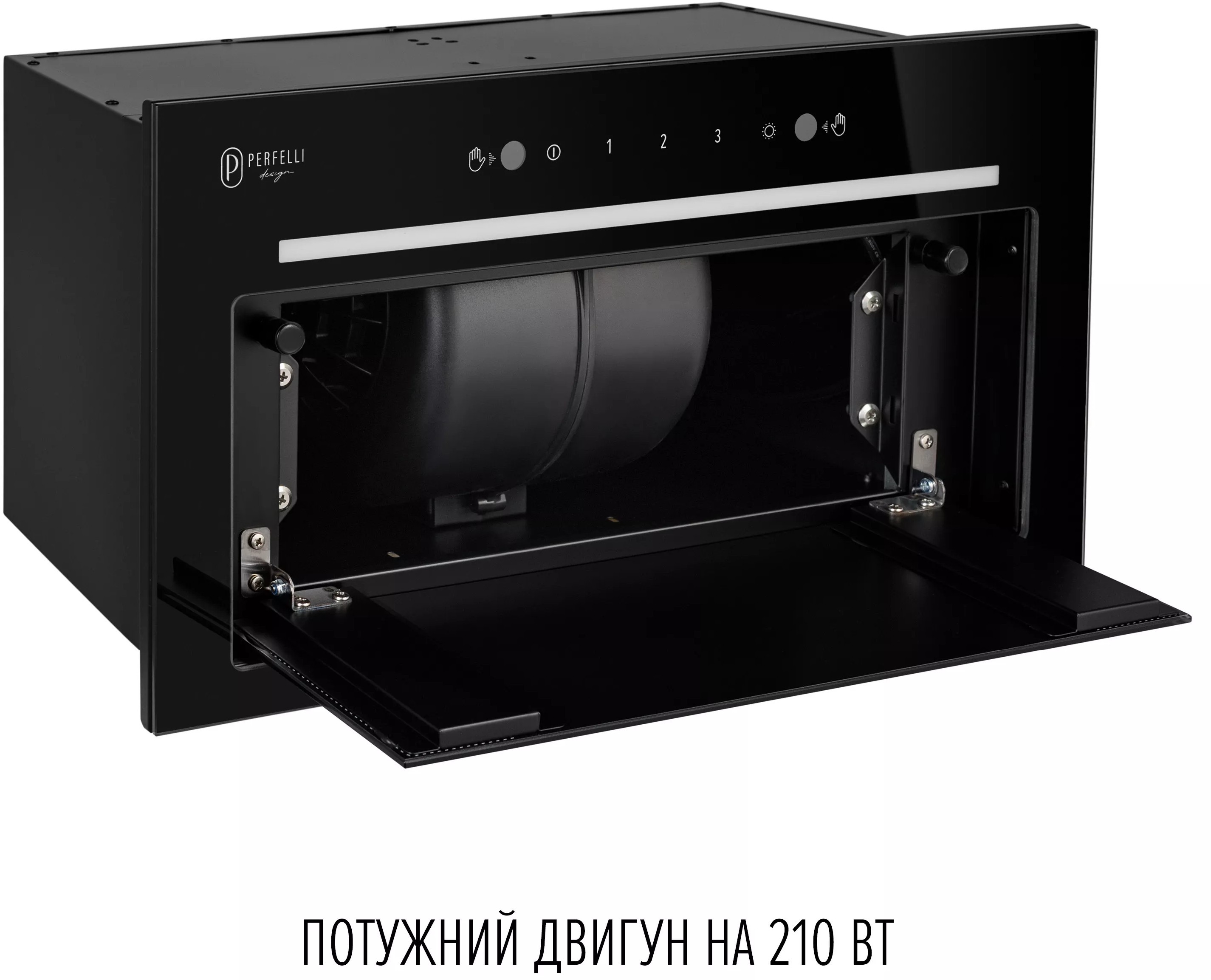 Кухонная вытяжка Perfelli Filini 5 Nero обзор - фото 8
