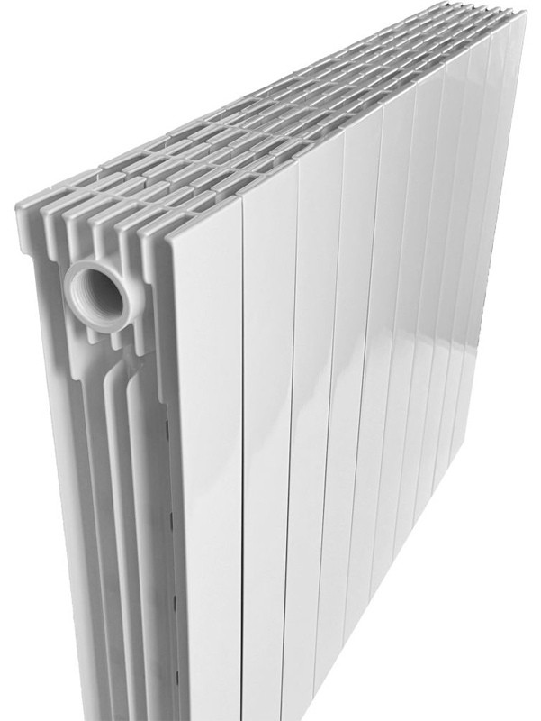 Радіатор для опалення ASG-Plast 500x100 (30 атм) 8 секцій ціна 6880 грн - фотографія 2