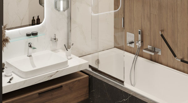 в продаже Душевая система Excellent Rain Krotos Termo хром (AREX.SET.8046CR) - фото 3