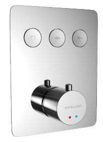 Смеситель для ванны и душа Excellent Krotos Rain Termo хром (AREX.8046CR)