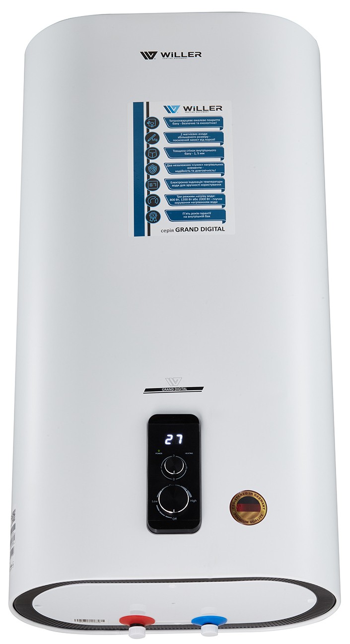 Водонагрівач Willer EV80DRI Grand Digital ціна 11889 грн - фотографія 2