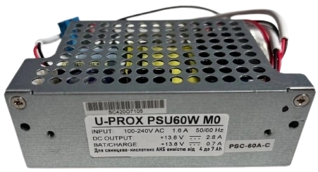 Блок живлення U-PROX PSU60W 14В 2.8А M0 kit з функцією UPS