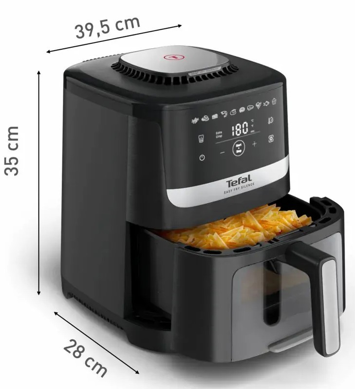 Tefal Easy Fry Silence Vision EY5568E0 Габаритні розміри