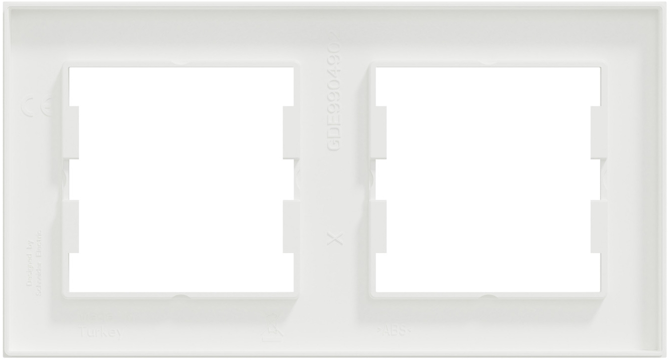 в продажу Рамка для розетки Schneider Electric Miluz ED (WDE012A02) - фото 3