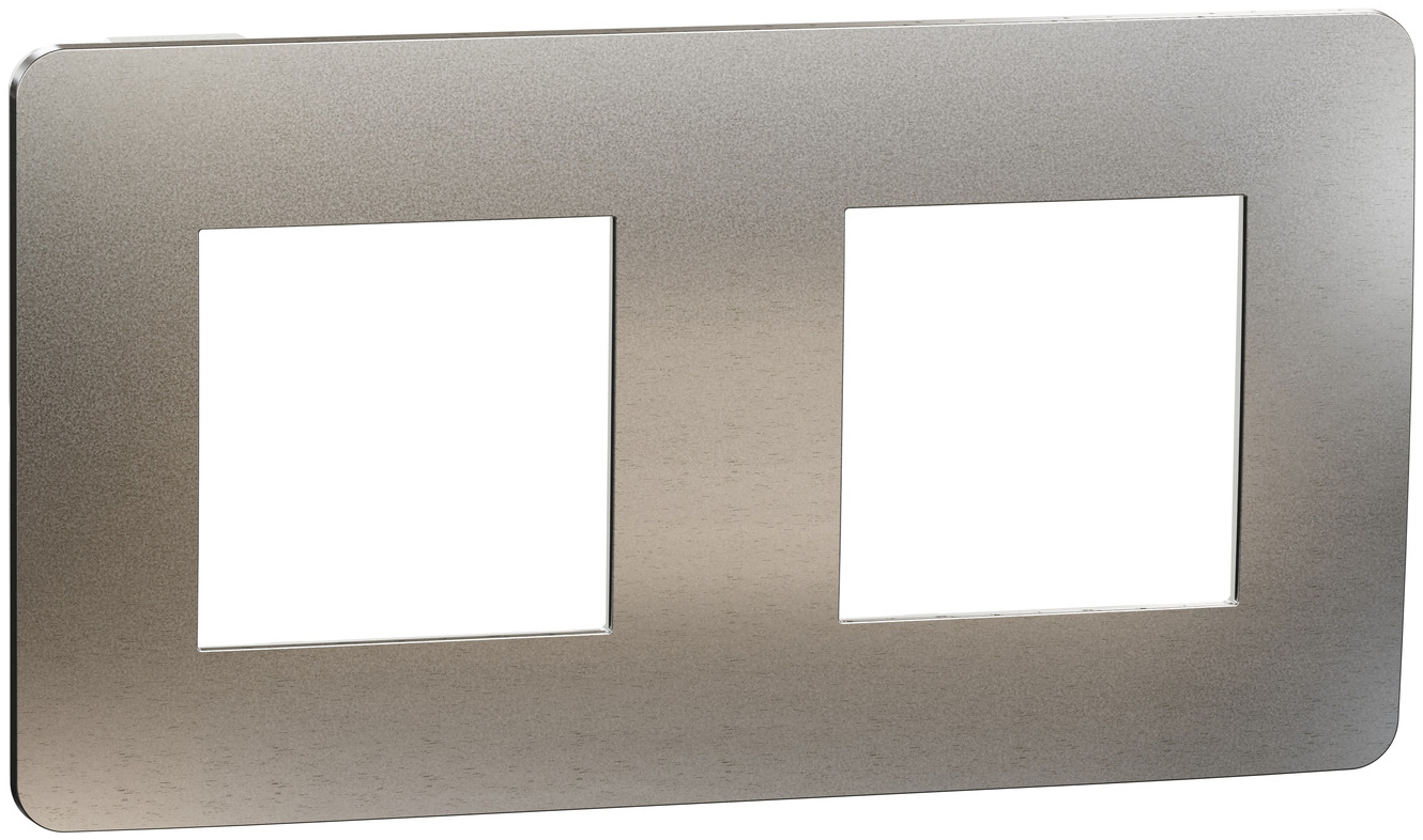 Рамка для розетки Schneider Electric Unica Studio Metal (NU280455M) ціна 1053 грн - фотографія 2