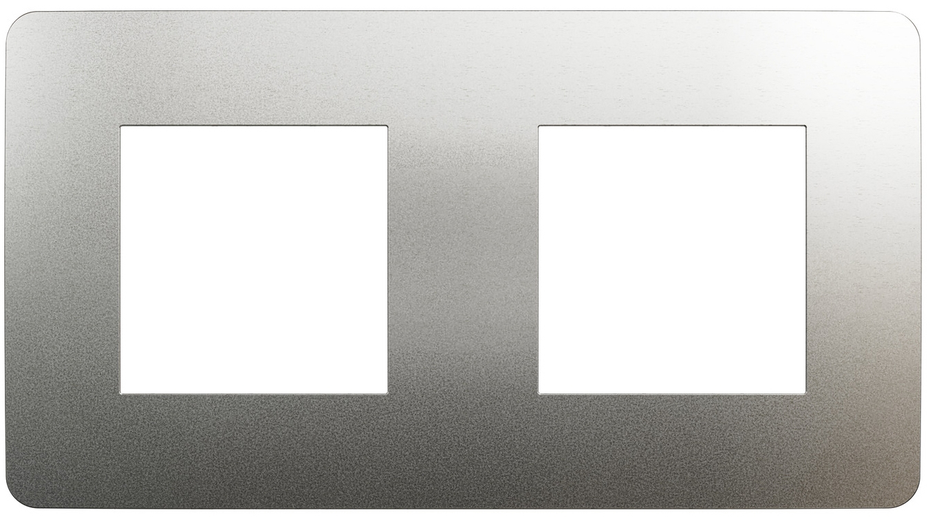 Рамка для розетки Schneider Electric Unica Studio Metal (NU280455M)