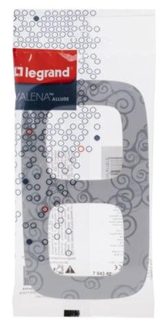 Рамка для розетки Legrand Valena Allure (754342) цена 0 грн - фотография 2
