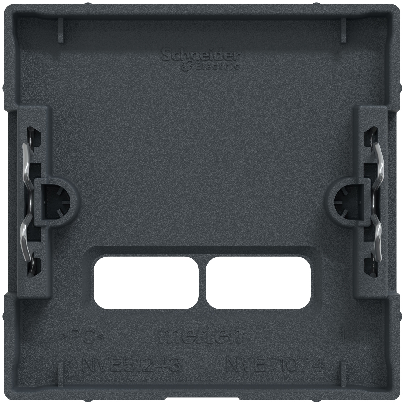 в продажу Лицьова панель розетки Schneider Electric Merten System M (MTN4367-0414) - фото 3