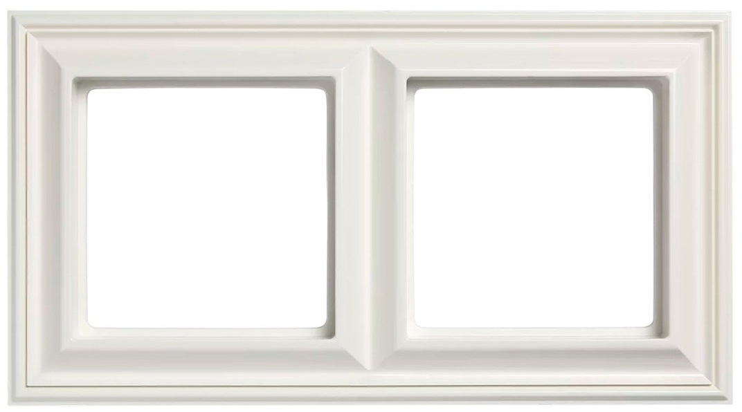 Рамка для розетки Jung Eco Profi Deco (EPD482WW)