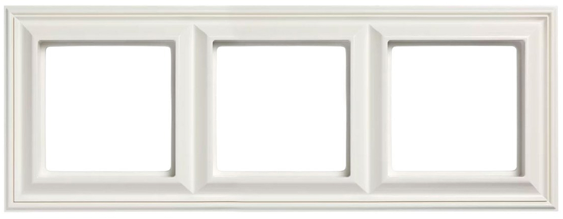 Рамка для розетки Jung Eco Profi Deco (EPD483WW) в Києві