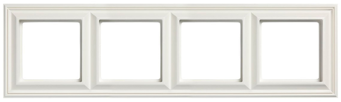 Рамка для розетки Jung Eco Profi Deco (EPD484WW)