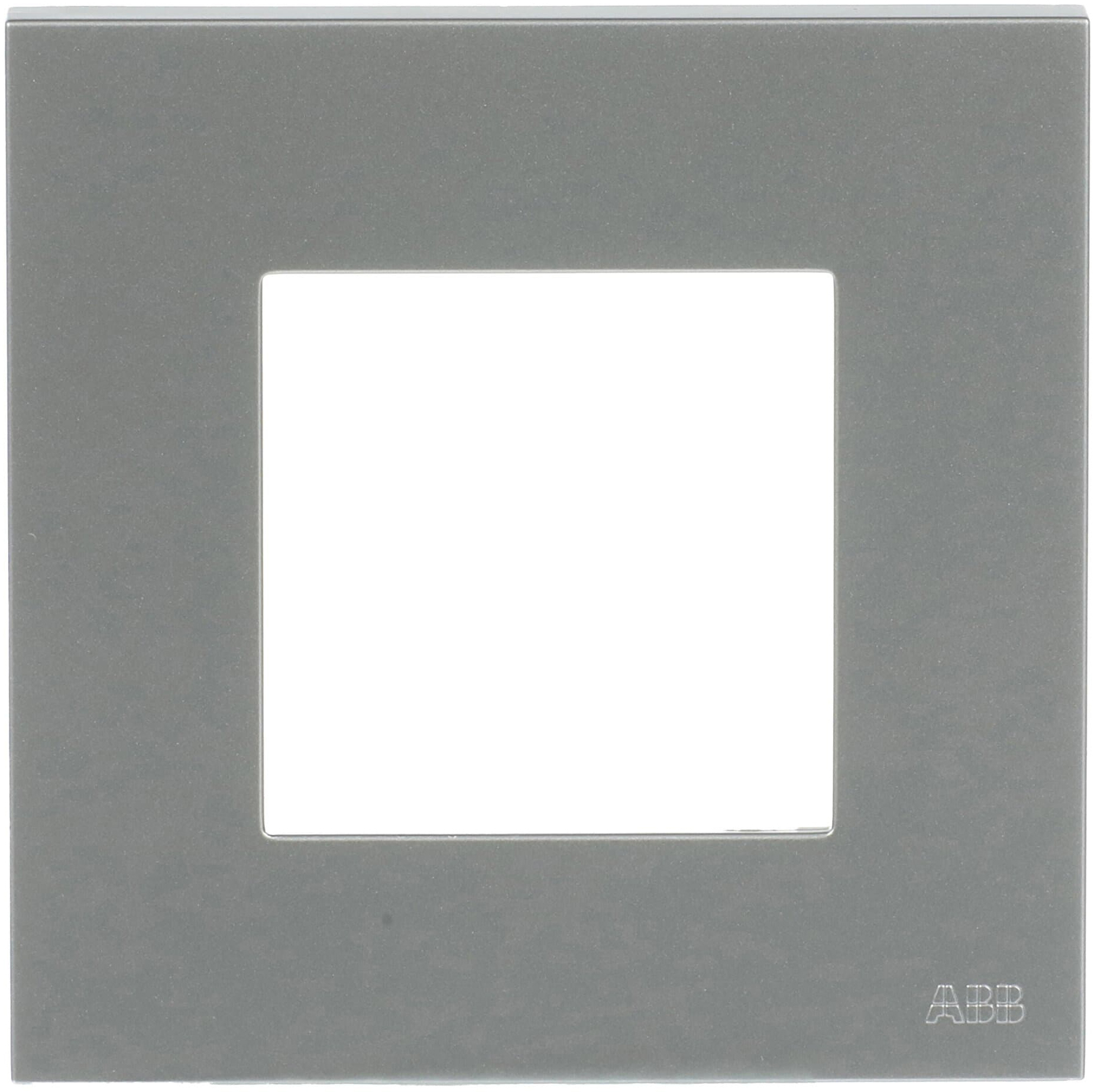 Рамка для розетки ABB Zenit R Solid N2271.1 PL (2CLA227110N1302)
