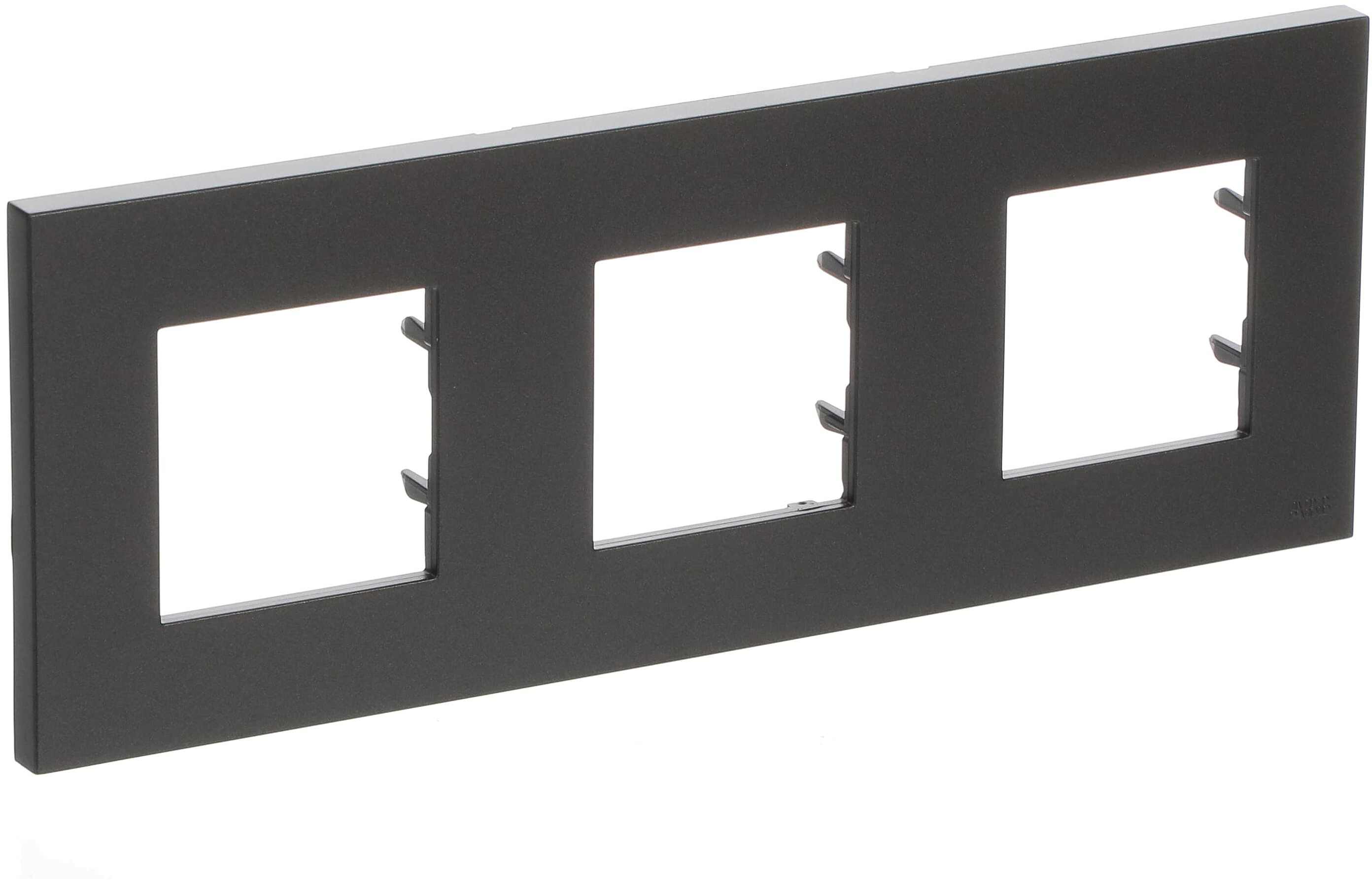 в продаже Рамка для розетки ABB Zenit R Solid N2273.1 AN (2CLA227310N1802) - фото 3