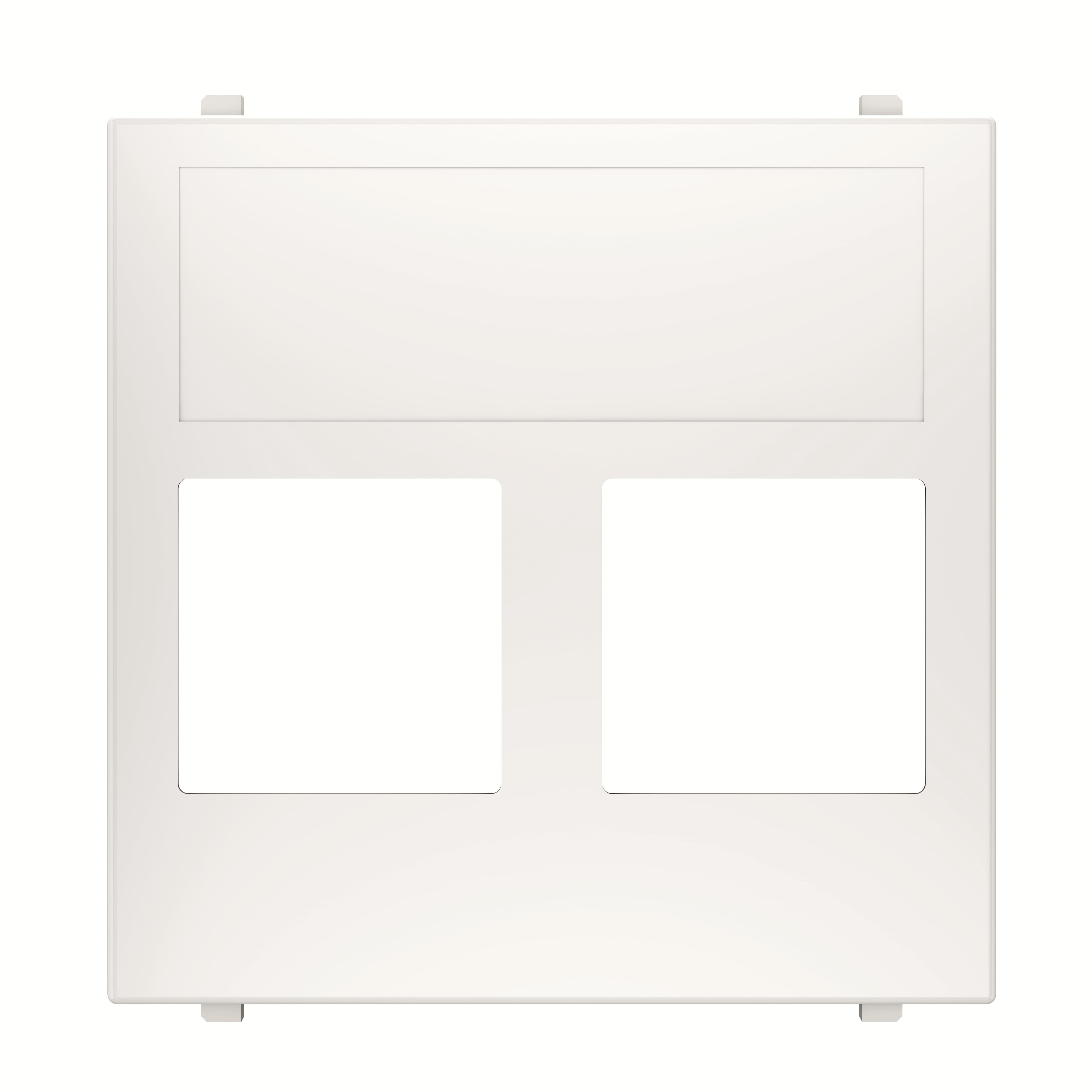 Лицевая панель розетки ABB Zenit N2216.2 BL (2CLA221620N1101)