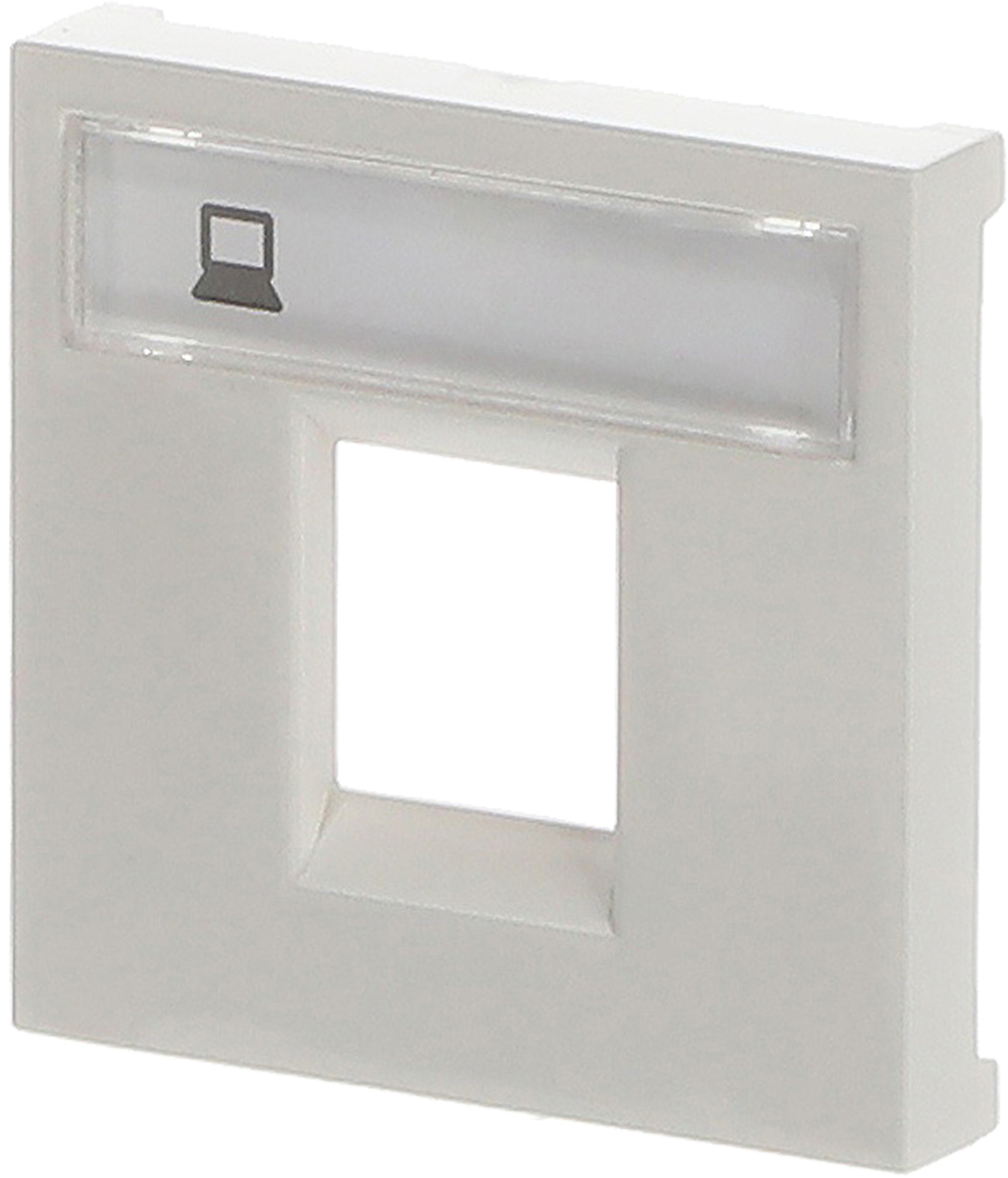 Лицевая панель розетки ABB Zenit N2218.1 BL (2CLA221810N1101) цена 187 грн - фотография 2