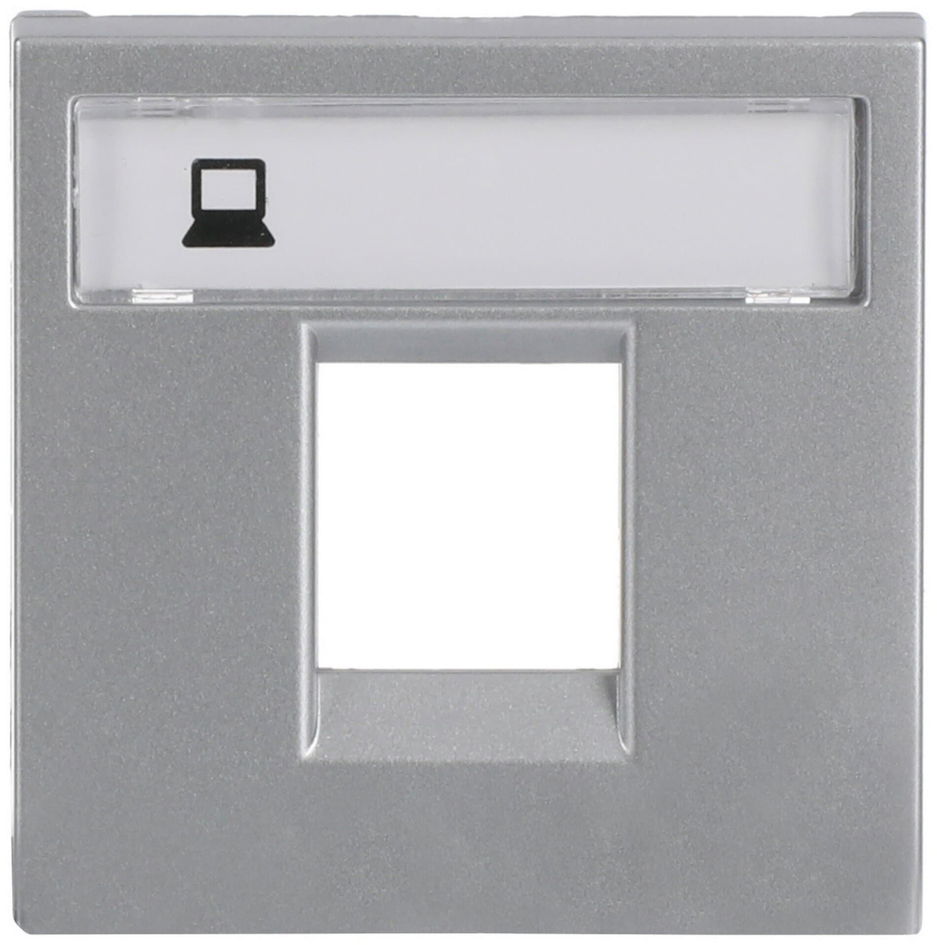 Лицевая панель розетки ABB Zenit N2218.1 PL (2CLA221810N1301)