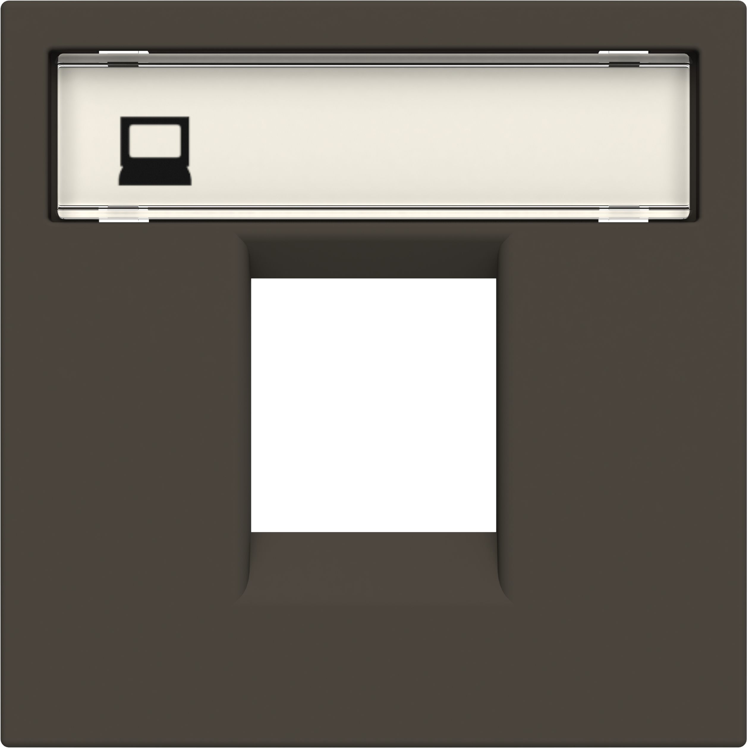Лицевая панель розетки ABB Zenit N2218.1 AN (2CLA221810N1801)