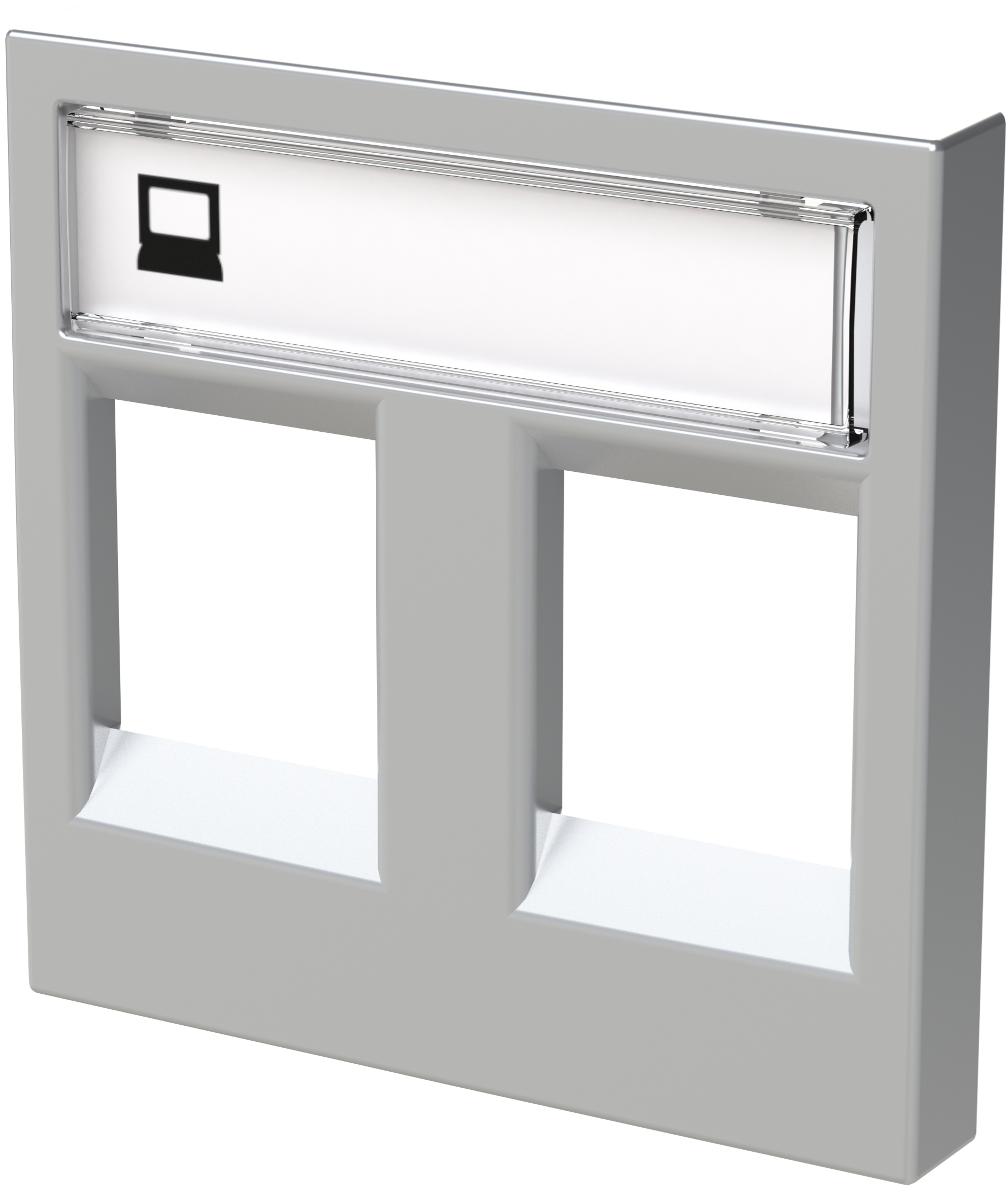 Лицевая панель розетки ABB Zenit N2218.2 PL (2CLA221820N1301) цена 359 грн - фотография 2
