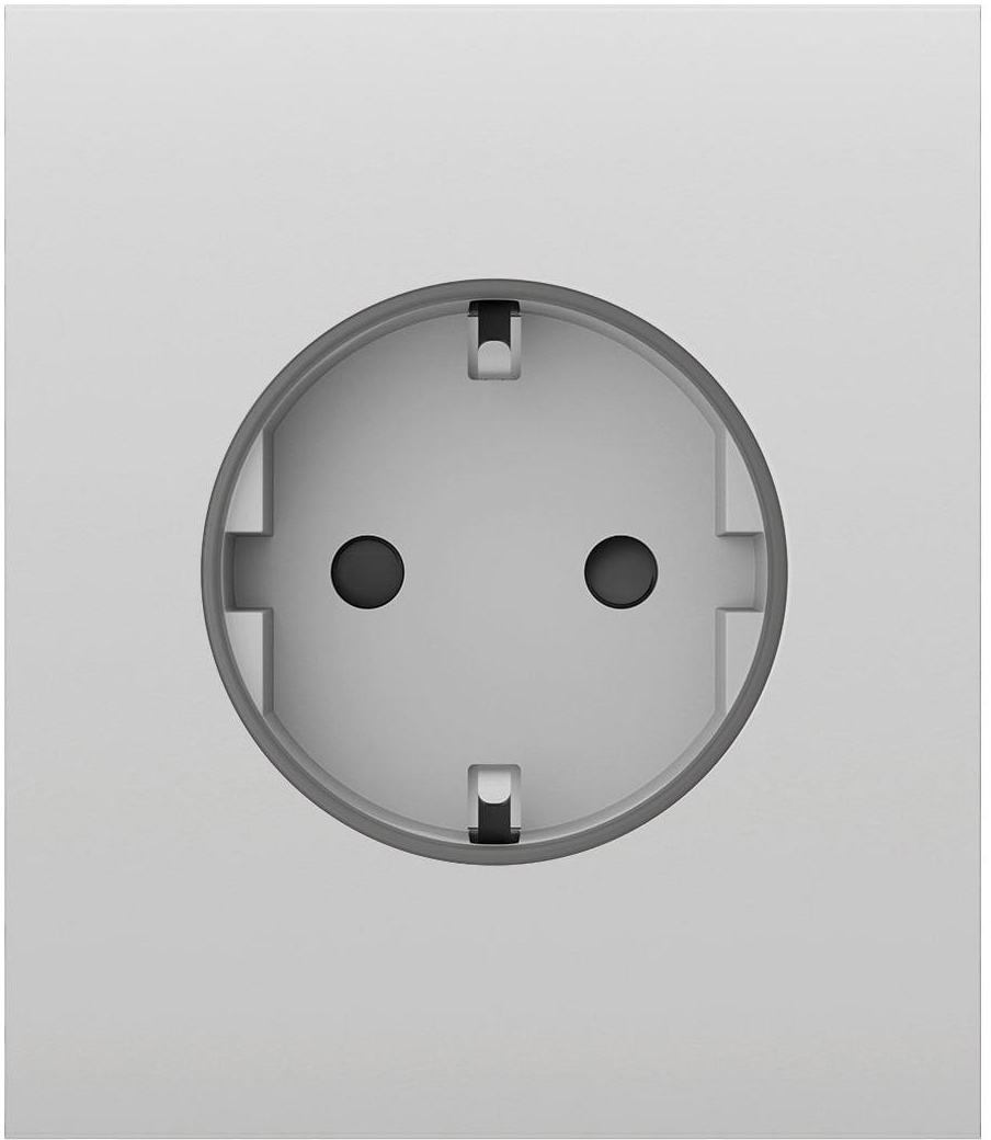 Лицьова панель розетки Ajax CenterCover for Outlet Basic, White (000046705)