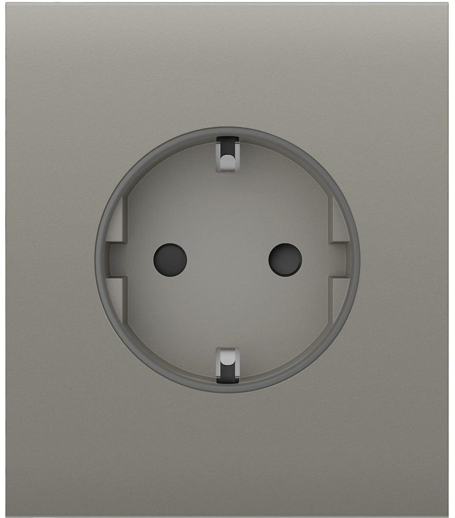 Лицьова панель розетки Ajax CenterCover for Outlet Basic, Olive (000046702)