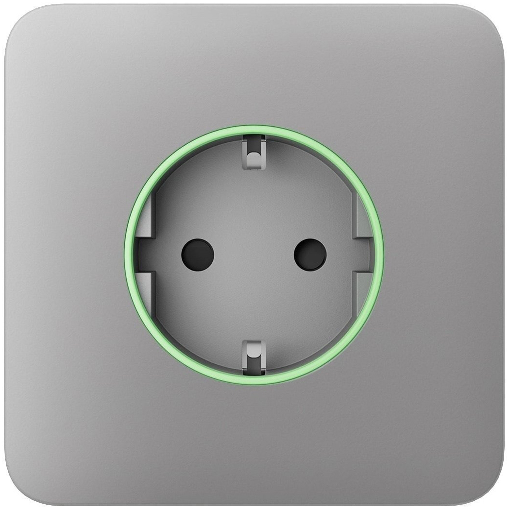 Лицьова панель розетки Ajax SoloCover for Outlet smart, Jeweler, Fog (000038802)