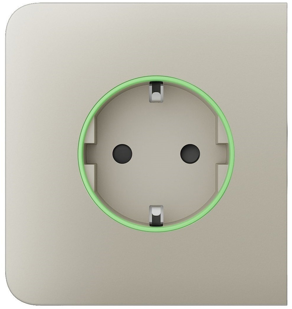 Лицьова панель розетки Ajax SideCover for Outlet smart, Jeweler, Ivory (000038795)