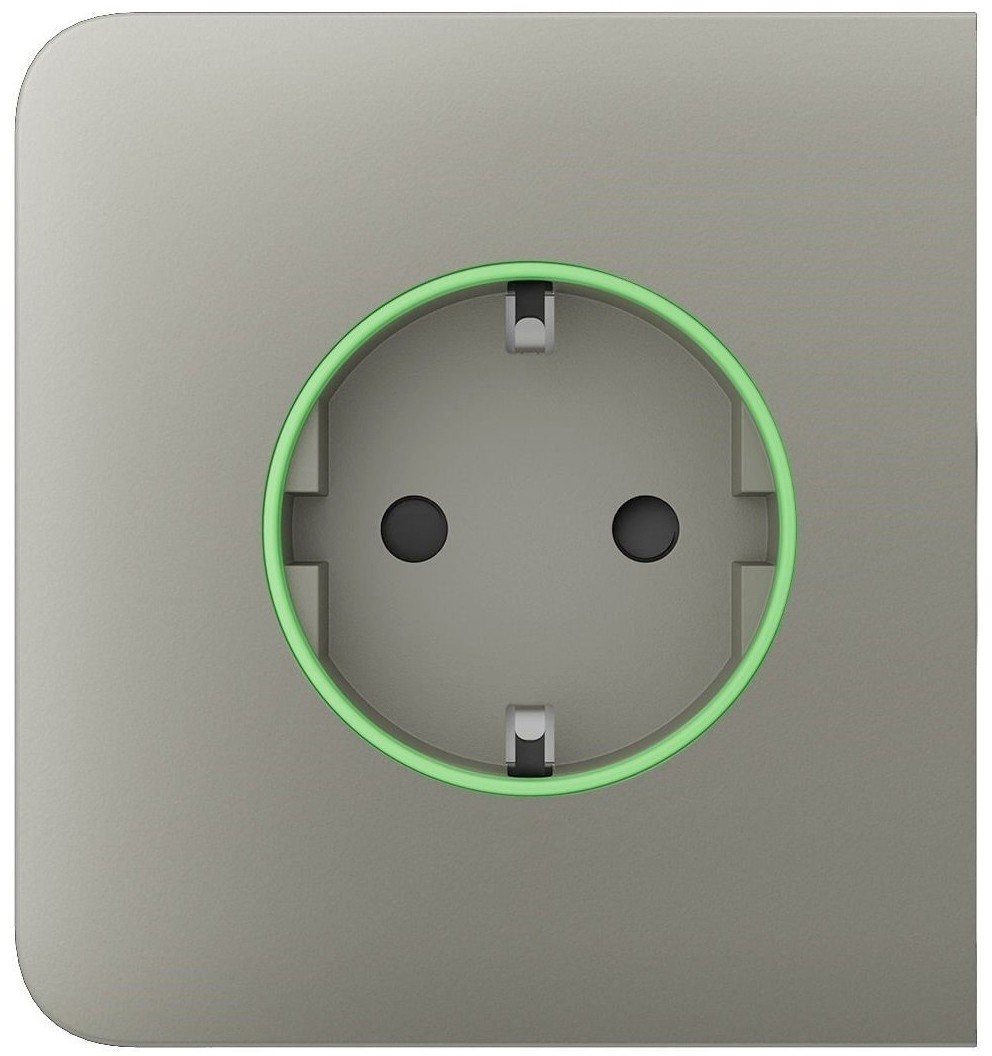 Лицьова панель розетки Ajax SideCover for Outlet smart, Jeweler, Olive (000038798)