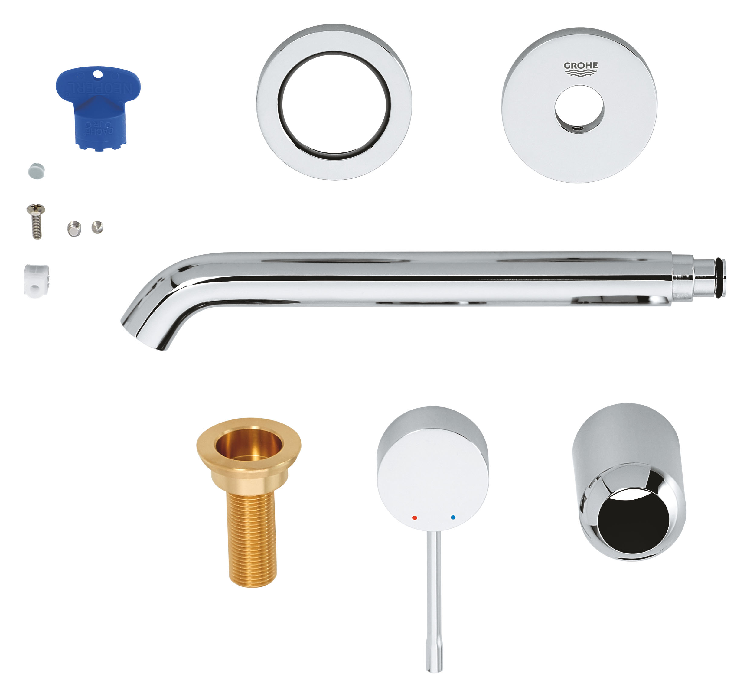 Смеситель для умывальника Grohe Essence L-Size 19967001 цена 11472 грн - фотография 2