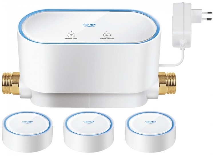 Система захисту від протікання води Grohe SenseGuard + 3 Grohe Sense (22502LN1) ціна 43132 грн - фотографія 2