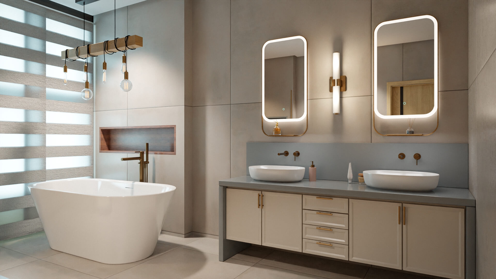 в продаже Зеркало Excellent Mila Light 100x50 см, матовая медь (DOEX.ML100.050.CB) - фото 3