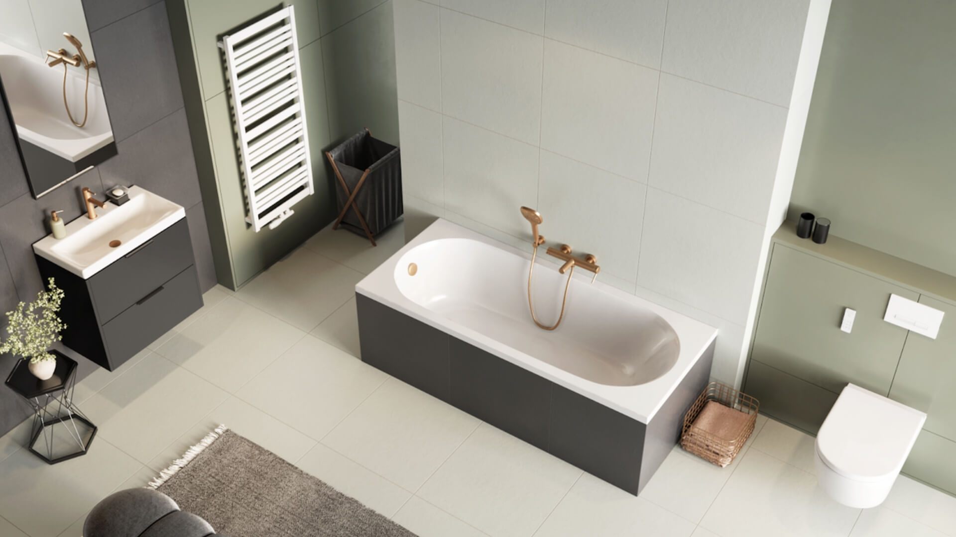 Рушникосушка Excellent Conti 143x50 см біла (GREX.CO143.WH) ціна 22260 грн - фотографія 2