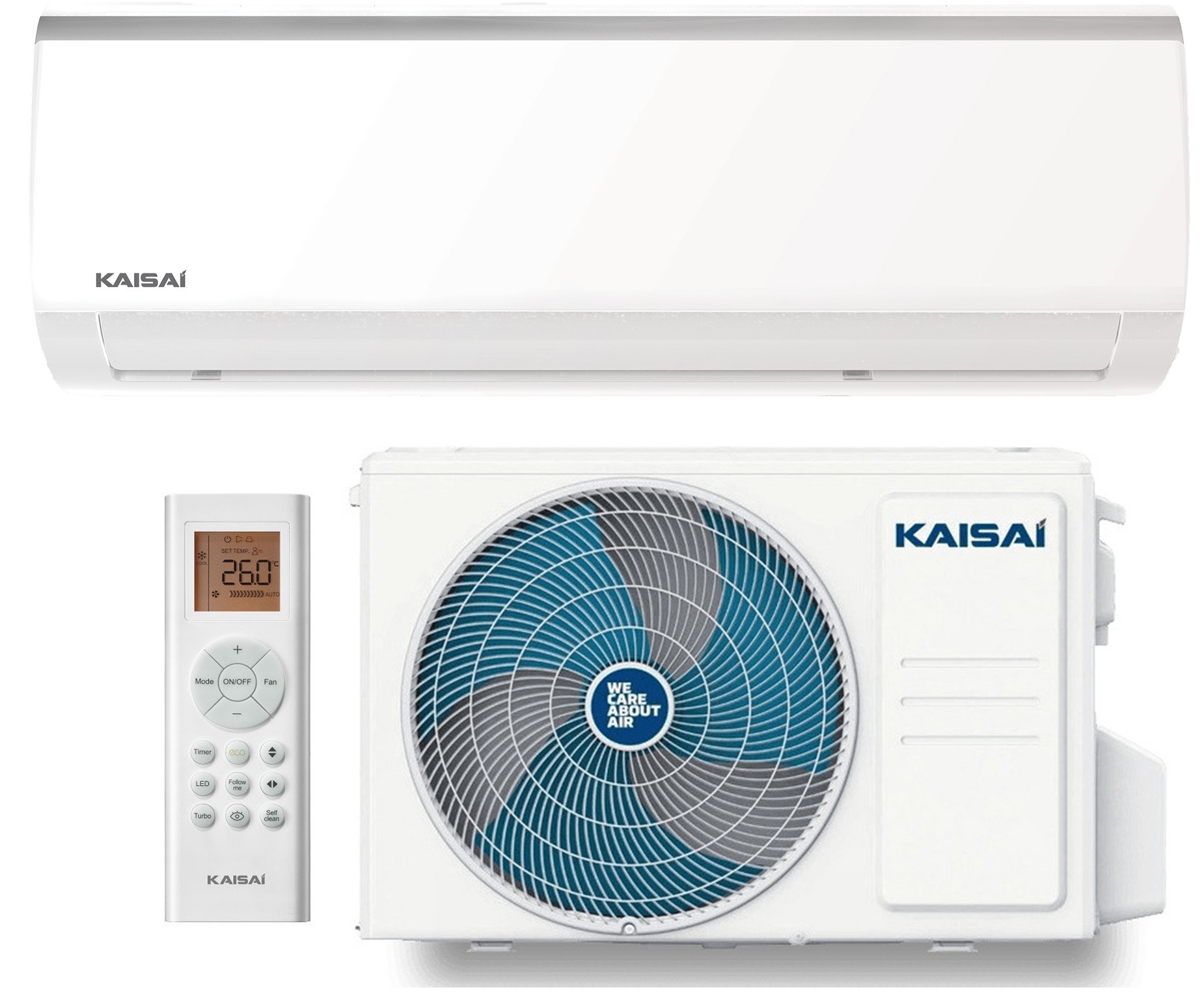 Кондиционер сплит-система Kaisai Fly KWX-09HRGI/KWX-09HRGO