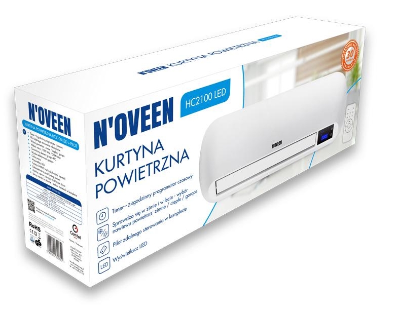 Повітряна завіса Noveen HC2100 LED огляд - фото 8