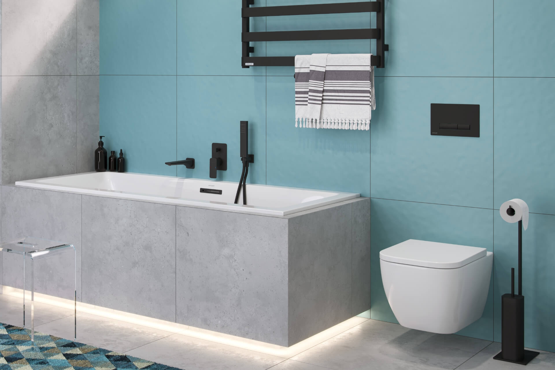 в продажу Панель змиву Excellent Aurro (INEX.AU230.150.BL) - фото 3