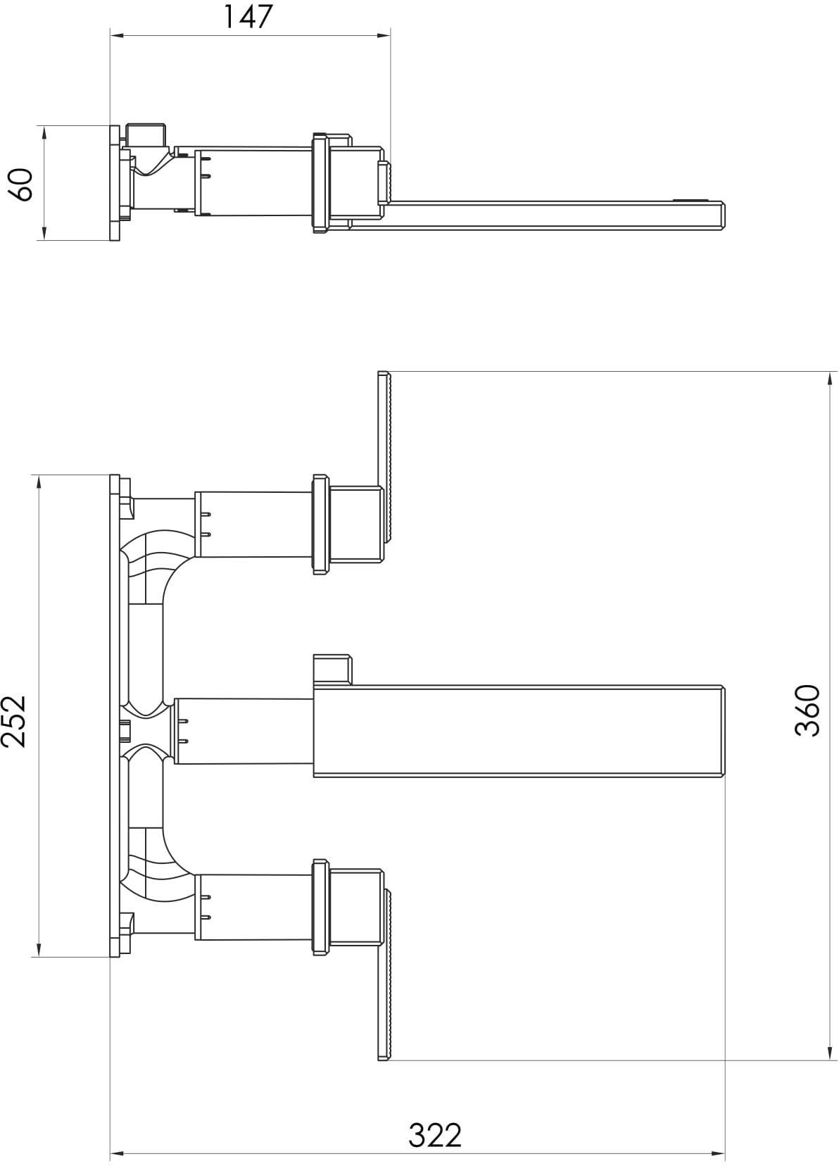 Imprese Deira ZMK122001030 Габаритні розміри