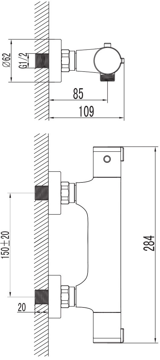 Imprese Kucera f03303410AB Габаритні розміри
