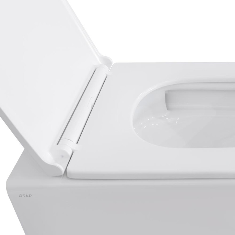 Унітаз підвісний Q-Tap Gemini з сидінням Soft-close QT2533076EUQW відгуки - зображення 5