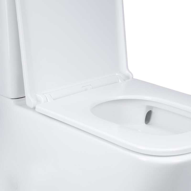 Унитаз-компакт Q-Tap Tern Ultra Quiet с сиденьем Soft-Close, White (QT17222175AUQ1W) отзывы - изображения 5
