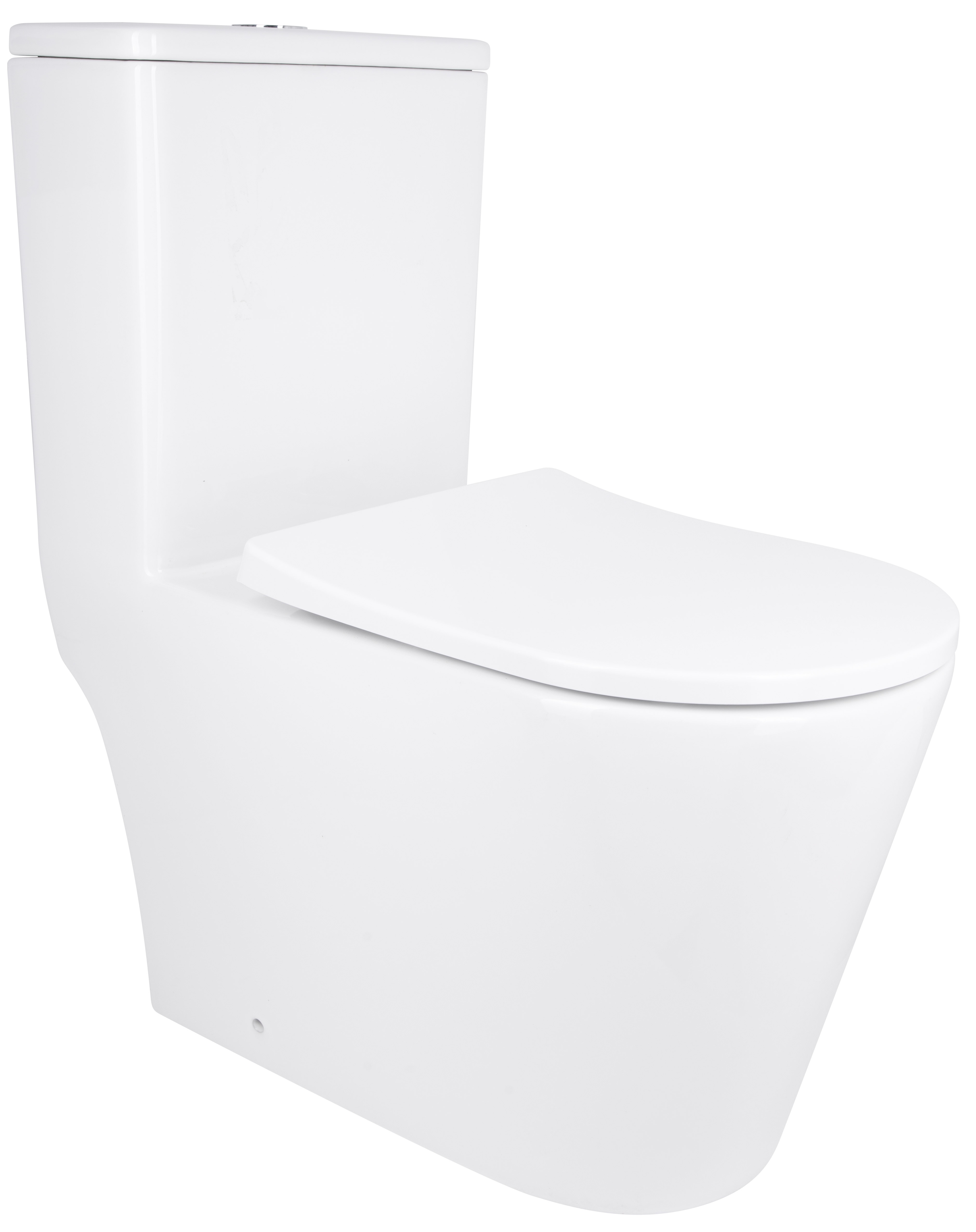 Унитаз-компакт Q-Tap Swan Ultra Quiet с сиденьем Soft-close White (QT16226080AW)