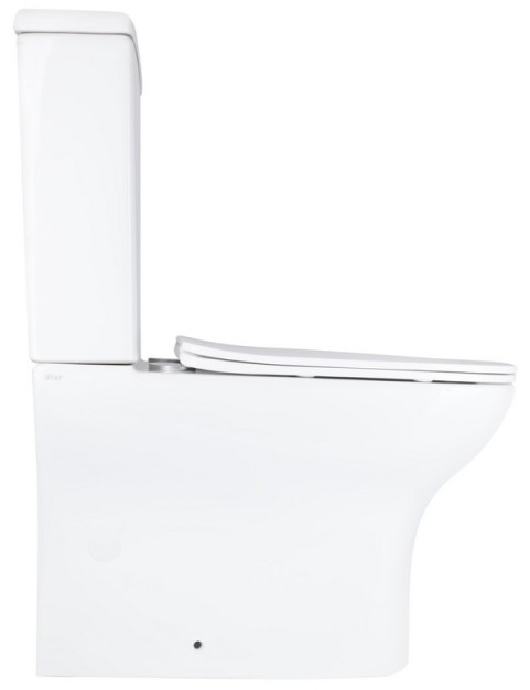 Унитаз-компакт Q-Tap Aries Rimless с сиденьем Soft-close White (QT03228302W) цена 9290 грн - фотография 2