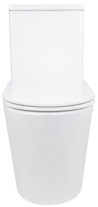 Унитаз-компакт Q-Tap Kolibri Ultra Quiet с сиденьем Soft-close White (QT10226380W) цена 10557 грн - фотография 2