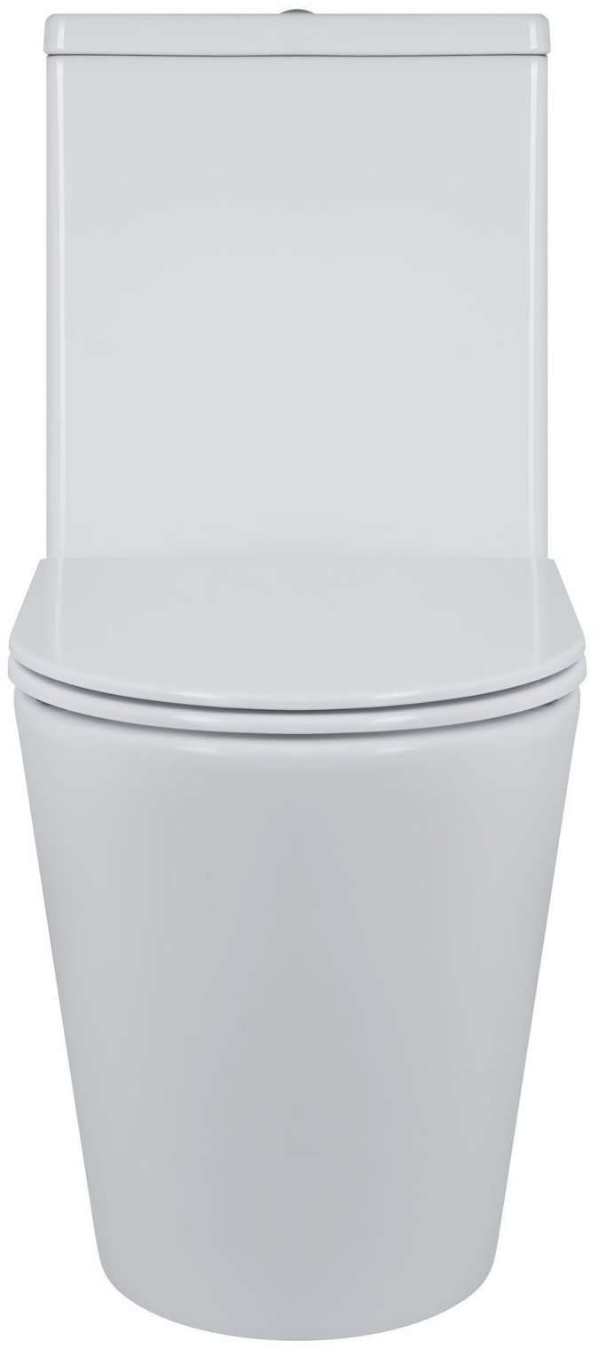 Унітаз-компакт Q-tap Swan Ultra Quiet з сидінням Soft-close White (QT16222182TW) відгуки - зображення 5
